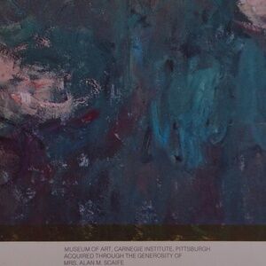 "Nympheas"-(Right Panel)#7153 by C.Monet-Museum Of Art(Carnegie, Pittsburgh)Art